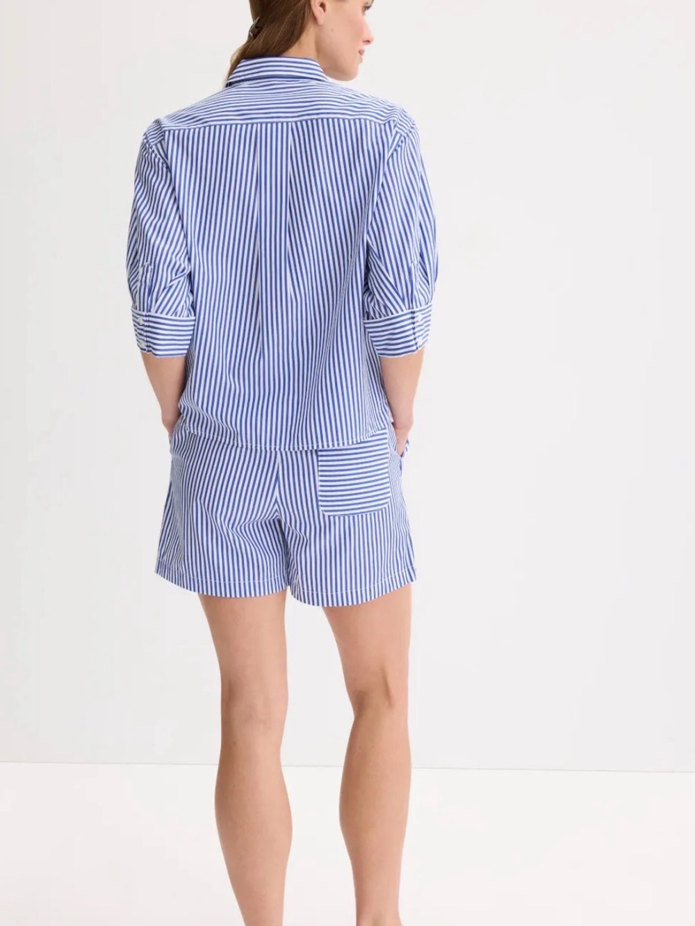 rag & bone Lucia Striped Poplin Shirt Size Small - Picture 5 of 8